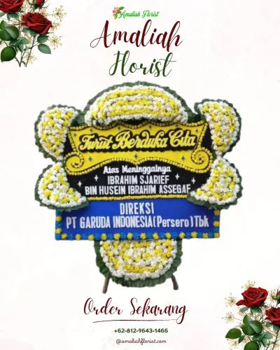 Papan Bunga Duka di Jati